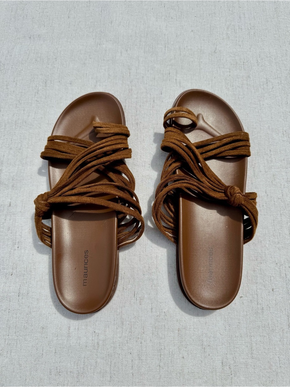 maurices strappy sandals
